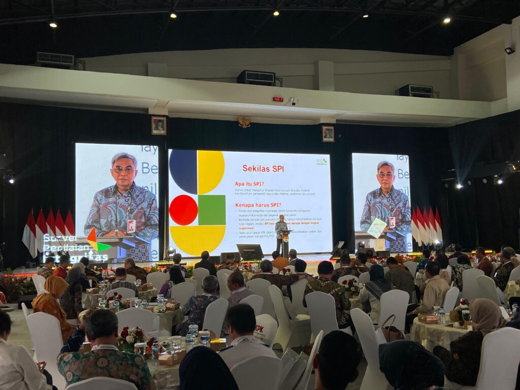 LAUNCHING: Ketua KPK, Setyo Budiyanto, dalam acara Peluncuran Indeks Integritas Pendidikan 2024, yang digelar secara hybrid di Gedung Pusat Edukasi Antikorupsi KPK, Jakarta, belum lama ini.