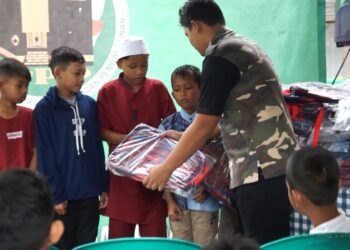 Peringati Hari Anak Nasional, Tiga Orsap Kota Bogor Bagikan 100 Tas Sekolah