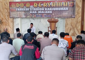 Polresta Bogor Kota Gelar Shalat Gaib dan Doa Bersama Bareng Suporter