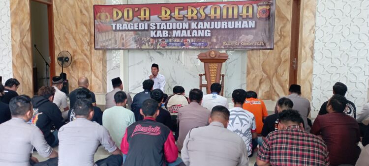 Polresta Bogor Kota Gelar Shalat Gaib dan Doa Bersama Bareng Suporter