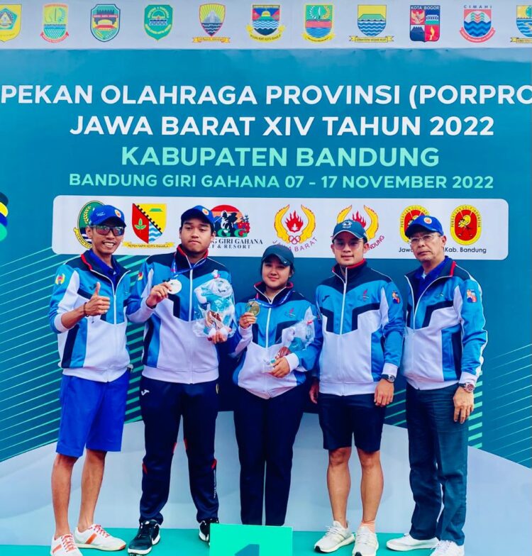 Pegolf Daffa dan Rana Sumbangkan Perak Untuk Kota Bogor di Porprov Jabar 2022