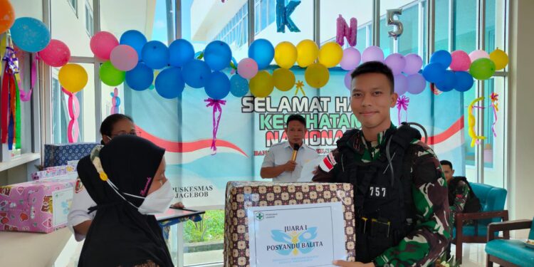 Satgas Pamtas RI-PNG Yonif 757/GV Dukung Masyarakat di Perbatasan Marauke jadi Kader Posyandu