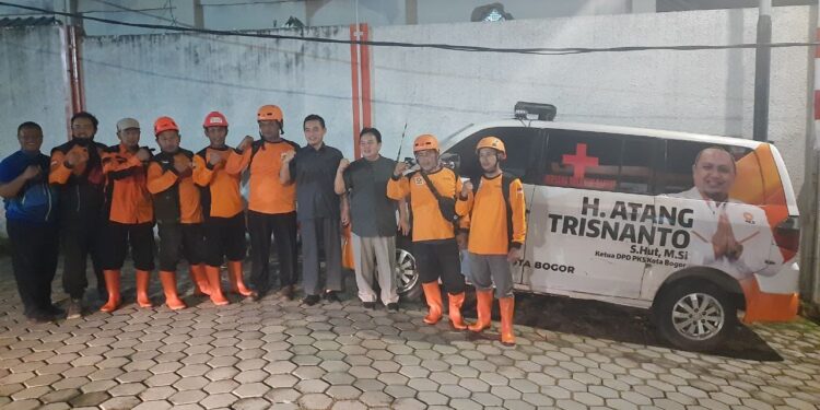 Gerak Cepat, PKS Kota Bogor Kirim Bantuan dan Relawan ke Cianjur