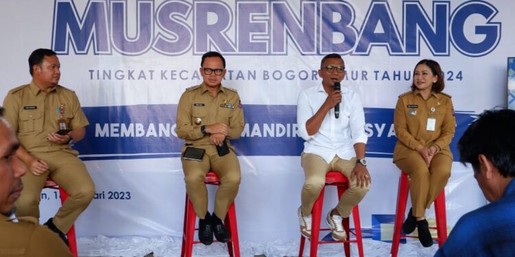 Hadiri Musrenbang Bogor Timur, JM Pastikan Pembangunan di 2024 Menjawab Kebutuhan Warga