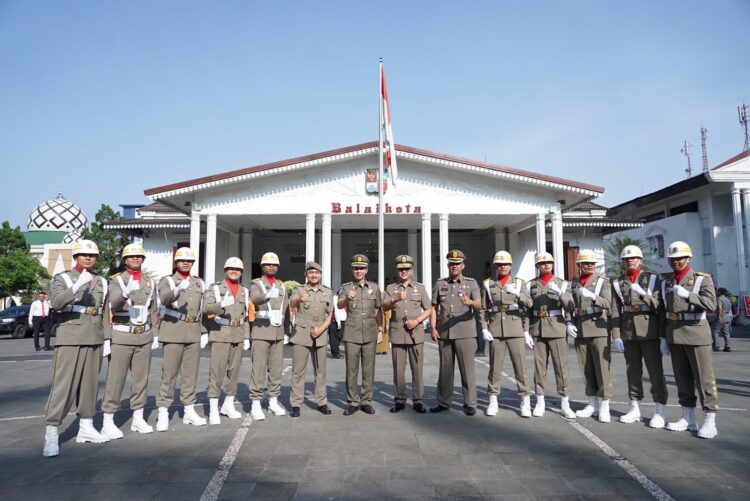 HUT Satpol PP dan Satlinmas, Dedie Rachim Berikan Arahan