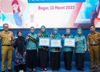 Lomba Bercerita Bunda Literasi Kecamatan, Bunda Kecamatan Utara Terbaik 1