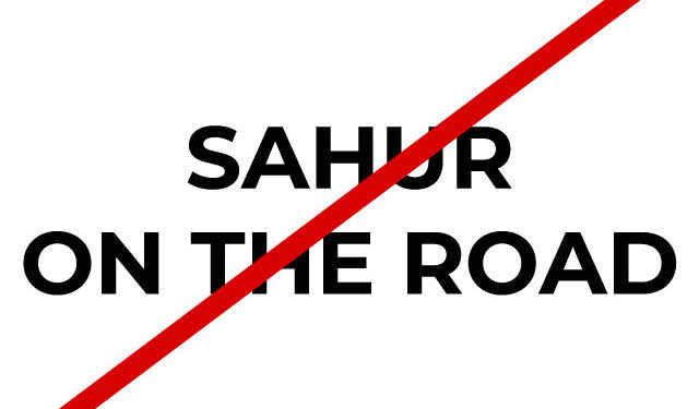 THM Wajib Tutup, Sahur On The Road Dilarang Selama Ramadan di Kota Bogor