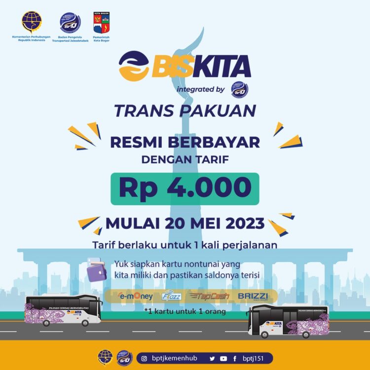 Naik Biskita Berbayar Mulai 20 Mei, Rp 4.000 Satu Kali Perjalanan