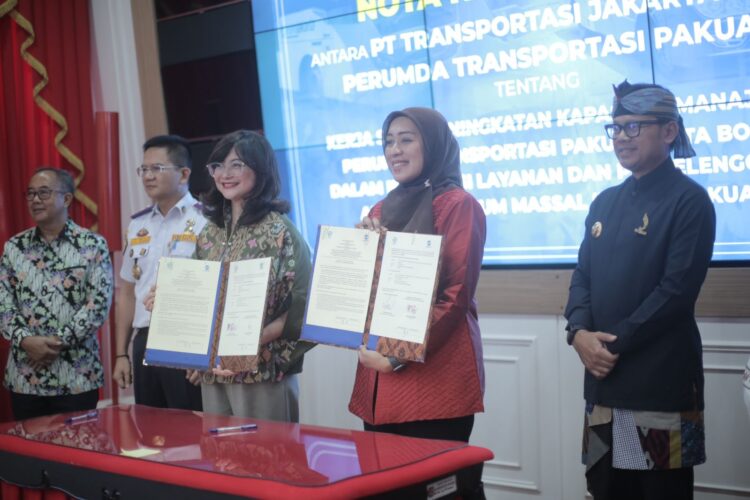 Trans Pakuan dan Trans Jakarta Tandatangani Nota Kesepakatan