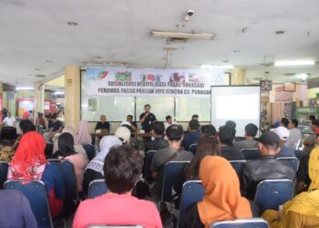 Sosialisasikan Revitalisasi Pasar Sukasari, Perumda PPJ targetkan Selesai Akhir Tahun Ini