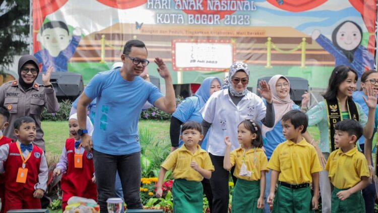 Meriahnya Hari Anak Nasional di Kota Bogor