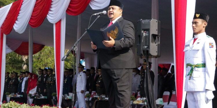 Upacara HUT RI 78, Ketua DPRD Baca Teks Proklamasi