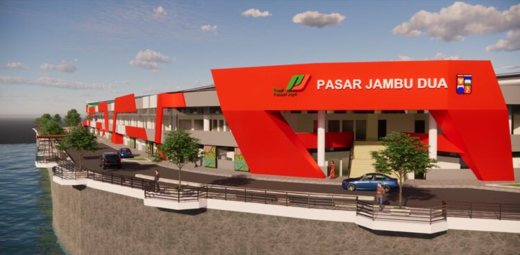 Perkembangan Revitalisasi Pasar Jambu Dua Kota Bogor Mendekati Penyelesaian
