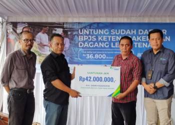 900 Pegawai Informal Pasar Tekum Ditargetkan Ikut BPJS Ketenagakerjaan