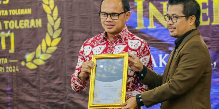 Bima Arya Sabet Penghargaan Kepemimpinan Toleransi Terbaik, Kota Bogor Ketiga Kota Besar Toleran