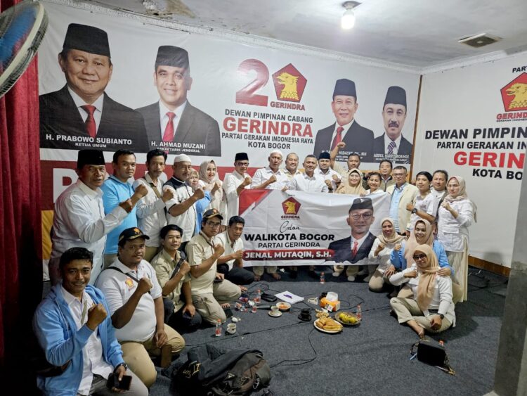DPC Gerindra Kota Bogor Resmi Usung Jenal Mutaqin Bakal Calon Wali Kota 2024, OKK : Langsung Tancap Gas
