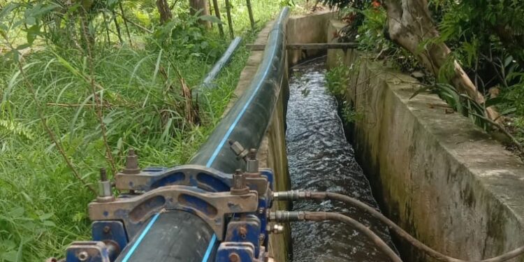 Pipa Putus Imbas Longsor, 1.200 Pelanggan Perumda Tirta Pakuan di Balumbang Jaya Terganggu  