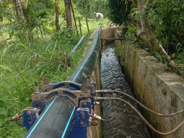 Pipa Putus Imbas Longsor, 1.200 Pelanggan Perumda Tirta Pakuan di Balumbang Jaya Terganggu