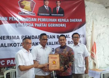 Sendi Fardiansyah Daftar jadi Balon Wali Kota Bogor di Partai Gerindra