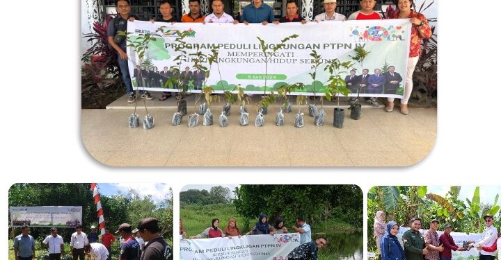 Bulan Lingkungan Hidup Sedunia, PTPN IV Regional V Salurkan Puluhan Ribu Bibit Pohon & Ikan