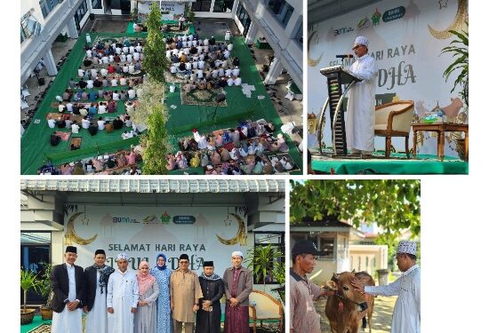 Sholat Idul Adha 1445 H dan Penyembelihan Hewan Kurban digelar di Kantor Regional V PTPN IV