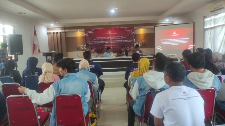 PPK Bogor Tengah Tetapkan 80.552 Pemilih Dalam DPHP Pilkada 2024, Jumlah Pemilih Naik 194 Orang