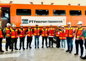 Wujudkan Program Ketahanan Pangan 1Juta Hektar Sawah, Haji Isam Bangun Jalan Gunakan Tailing Freeport