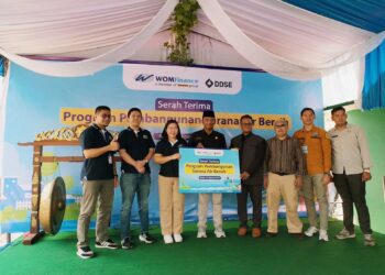 WOM Finance Bangun Sumur Wakaf untuk Masyarakat Desa Cibitung Wetan