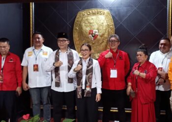 Pasangan Rena Da Frina dan Teddy Risandi Daftar Maju Pilkada 2024 ke KPU Kota Bogor, Diusung 2 Parpol