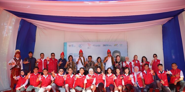 PT RPN Berpartisipasi pada Kegiatan Relawan Bakti BUMN Batch VI di Likupang, Sulawesi Utara