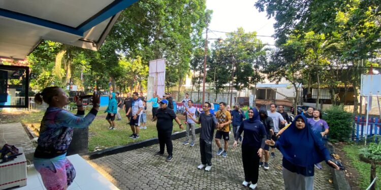 Tunjukan Komitmen Lewat Program “Jum’at Sehat”, Dirut Perumda Tirta Pakuan Apresiasi PWI Kota Bogor