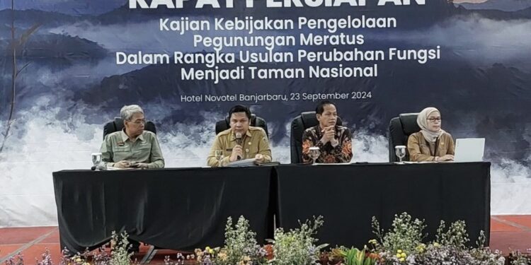 Dirjen PKTL Hanif Faisol Dukung Pegunungan Meratus Menjadi Taman Nasional