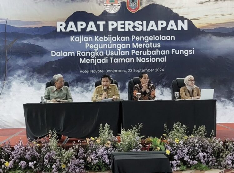 Dirjen PKTL Hanif Faisol Dukung Pegunungan Meratus Menjadi Taman Nasional 
