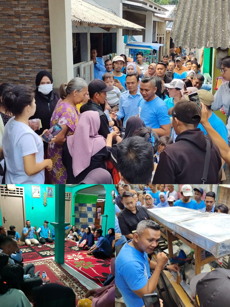 JM Blusukan ke Kampung Padat Penduduk di Pasir Jaya