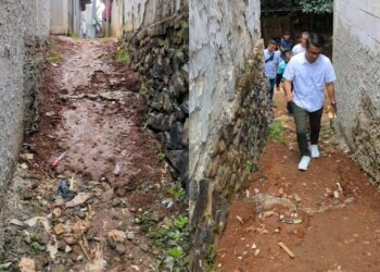 Blusukan ke Kampung Rau, Dokter Rayendra-Eka Maulana Soroti Kondisi Infrastruktur Memprihatinkan