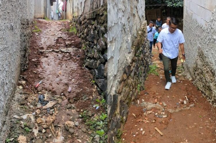 Blusukan ke Kampung Rau, Dokter Rayendra-Eka Maulana Soroti Kondisi Infrastruktur Memprihatinkan
