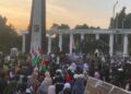 Ratusan Massa Gelar Demo Peringatan 1 Tahun Genosida Israel di Palestina