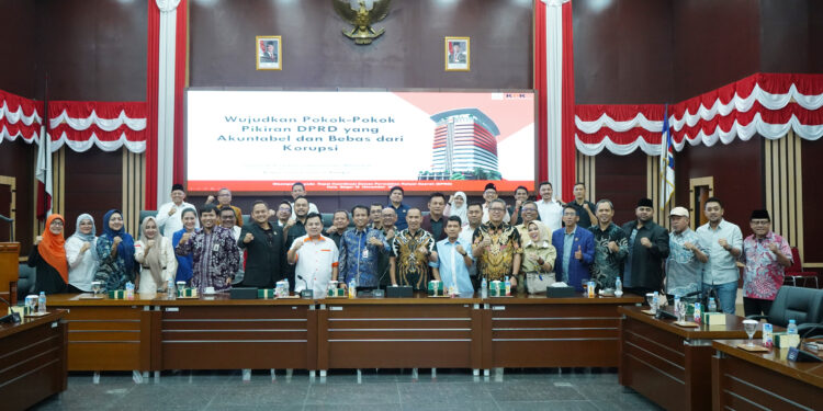 Dukung MCP KPK, DPRD Komitmen Hadirkan Pengelolaan Pokir yang Akuntabel