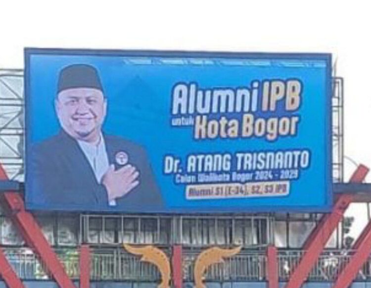 Billboard Atang Trisnanto Disabotase Orang Tak Dikena