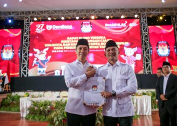 Dedie-Jenal Dilantik jadi Wali Kota dan Wakil Wali Kota Bogor pada 6 Februari