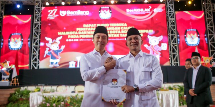 Dedie-Jenal Dilantik jadi Wali Kota dan Wakil Wali Kota Bogor pada 6 Februari