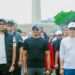 Dedie-Jenal Ikuti Latihan Baris Berbaris Jelang Pelantikan Kepala Daerah di Monas Jakarta