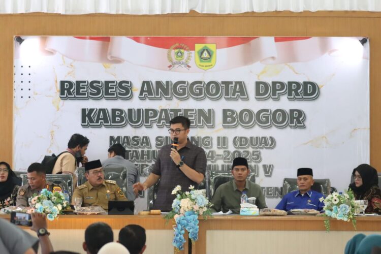 Ketua DPRD Sastra Winara Serap Aspirasi Masyarakat Rumpin Bogor, Reses Masa Sidang II 2025