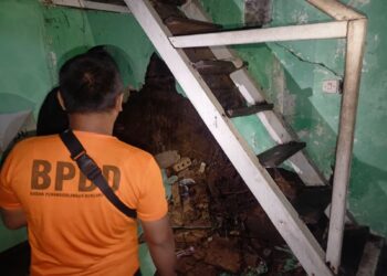 Satu Keluarga di Tajur Bogor Terpaksa Mengungsi Imbas Tembok Rumahnya Jebol