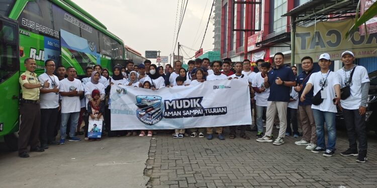 Bank BRI BO Karawang Fasilitasi 100 Nasabah Ikut Mudik Bareng 