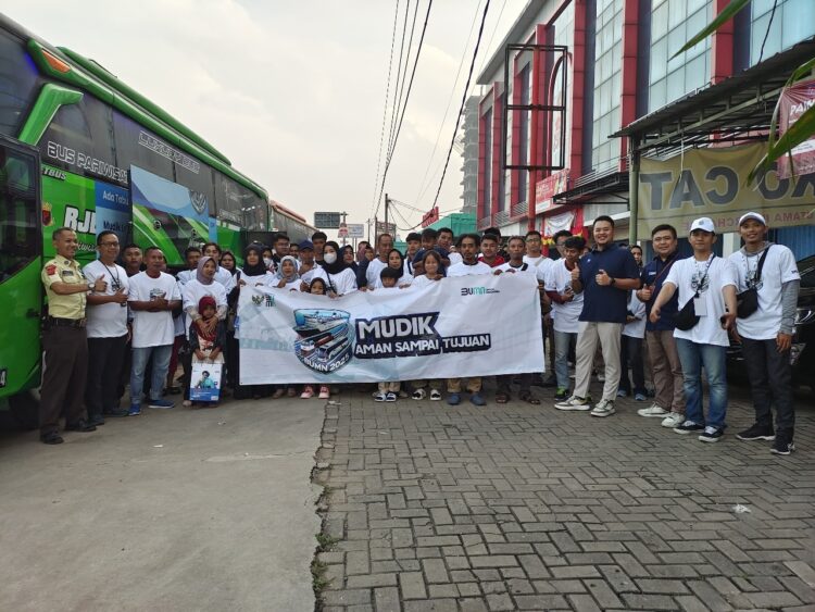 Bank BRI BO Karawang Fasilitasi 100 Nasabah Ikut Mudik Bareng 