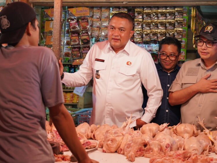 Sidak ke Pasar Cibinong, Bupati Rudy Susmanto Pastikan Stok hingga Harga Kebutuhan Pokok di Kabupaten Bogor Masih Aman Jelang Idul Fitri 2025