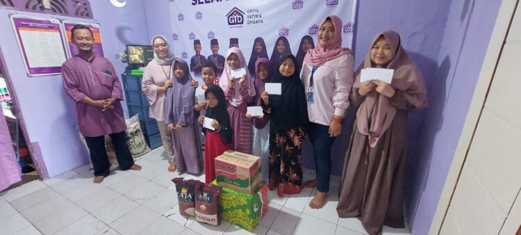 Tebar Kebaikan, BRI Kramat Jati Berbagi Jumat Berkah di Yayasan Griya Yatim dan Dhuafa