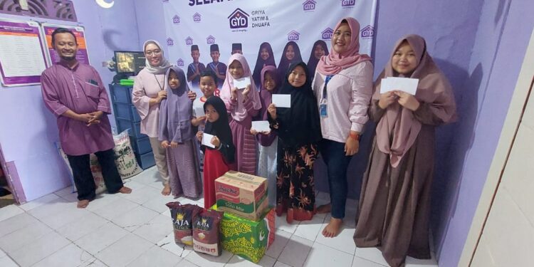 Tebar Kebaikan, BRI Kramat Jati Berbagi Jumat Berkah di Yayasan Griya Yatim dan Dhuafa