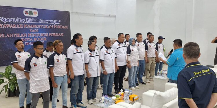 Perdana! PORDASI Dibentuk di Kota Bogor, Tommy Alexander Dilantik jadi Ketua